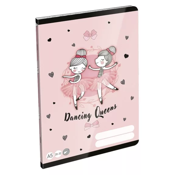 Füzet sima LIZZYSULI A/5 32 lapos 20-32 Tiny Dancer Lovely Ballerina Füzet sima LIZZYSULI A/5 32 lapos 20-32 Tiny Dancer Lovely Ballerina