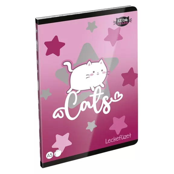 Leckefüzet LIZZYSULI A/5 40 lapos Kittok Stars Purrfect Leckefüzet LIZZYSULI A/5 40 lapos Kittok Stars Purrfect
