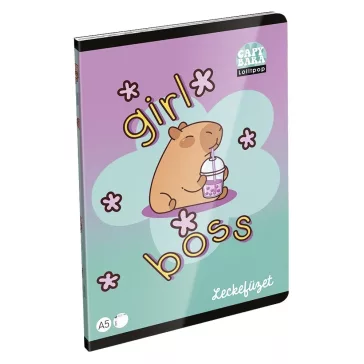 Leckefüzet LIZZYSULI A/5 40 lapos Lollipop Capybara