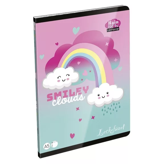 Leckefüzet LIZZYSULI A/5 40 lapos Lollipop Rainbow Leckefüzet LIZZYSULI A/5 40 lapos Lollipop Rainbow