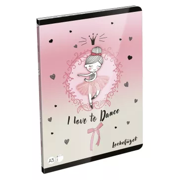   Leckefüzet LIZZYSULI A/5 40 lapos Tiny Dancer Lovely Ballerina