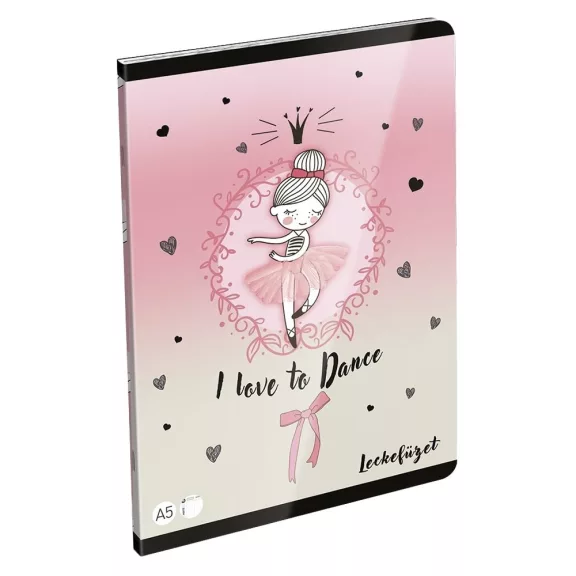 Leckefüzet LIZZYSULI A/5 40 lapos Tiny Dancer Lovely Ballerina Leckefüzet LIZZYSULI A/5 40 lapos Tiny Dancer Lovely Ballerina