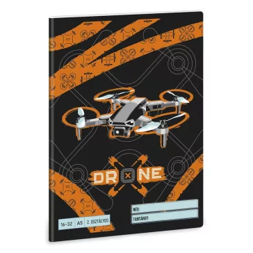   Füzet vonalas ARS UNA A/5 32 lapos 16-32 2.osztályos Drone X