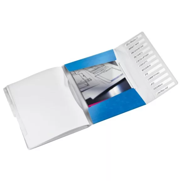 Előrendező LEITZ Wow A/4 PP 12 részes kék Előrendező LEITZ Wow A/4 PP 12 részes kék