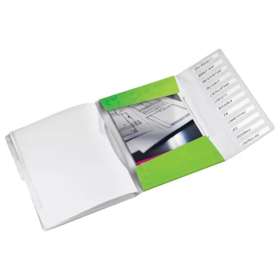 Előrendező LEITZ Wow A/4 PP 12 részes zöld Előrendező LEITZ Wow A/4 PP 12 részes zöld