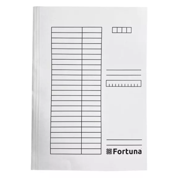 Iratgyűjtő FORTUNA pólyás fehér Iratgyűjtő FORTUNA pólyás fehér