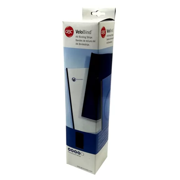 Lefűző leporellóhoz GBC A/4 45mm fekete 25 darabos Lefűző leporellóhoz GBC A/4 45mm fekete 25 darabos