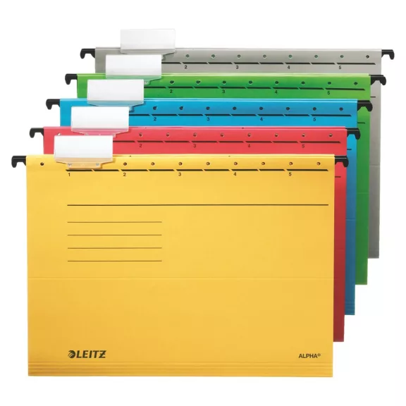 Függőmappa LEITZ Alpha Standard A/4 karton zöld 25 darabos Függőmappa LEITZ Alpha Standard A/4 karton zöld 25 darabos