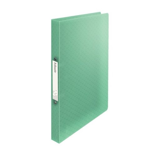 Gyűrűskönyv ESSELTE Colour Breeze A/4 25 mm 2 gyűrű PP átlátszó zöld