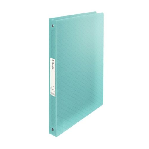 Gyűrűskönyv ESSELTE Colour Breeze A/4 25 mm 4 gyűrű átlátszó kék