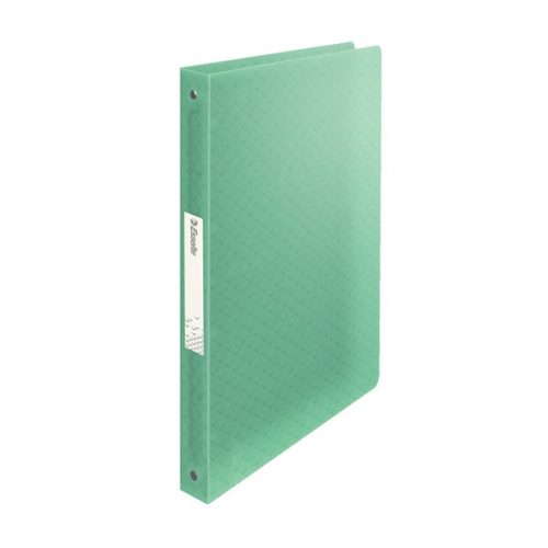 Gyűrűskönyv ESSELTE Colour Breeze A/4 25 mm 4 gyűrű PP átlátszó zöld
