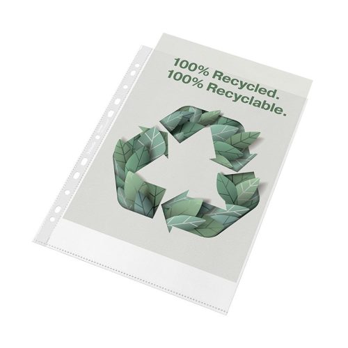 Lefűzhető genotherm ESSELTE Recycled  A/4 70 mikron narancsos 100 darabos