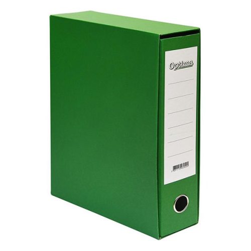 Iratrendező tokos OPTIMA A/4 80mm zöld