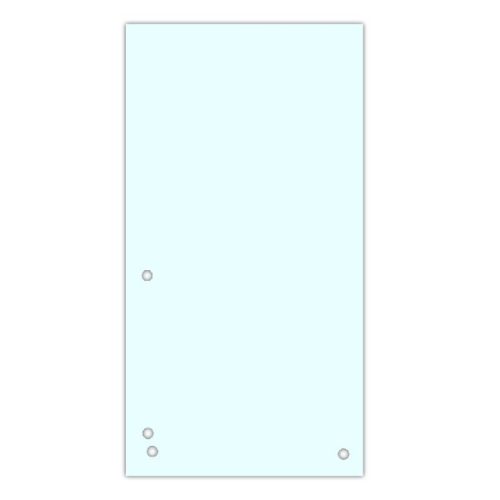 Elválasztócsík DONAU 105x235 mm karton fehér 100 darabos