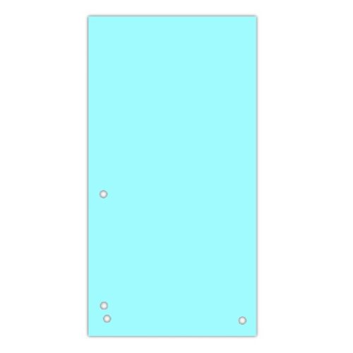 Elválasztócsík DONAU 105x235 mm karton kék 100 darabos