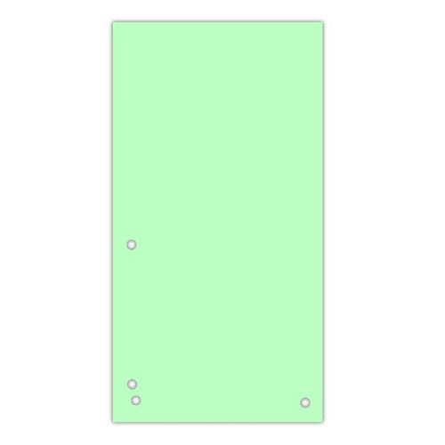 Elválasztócsík DONAU 105x235 mm karton zöld 100 darabos