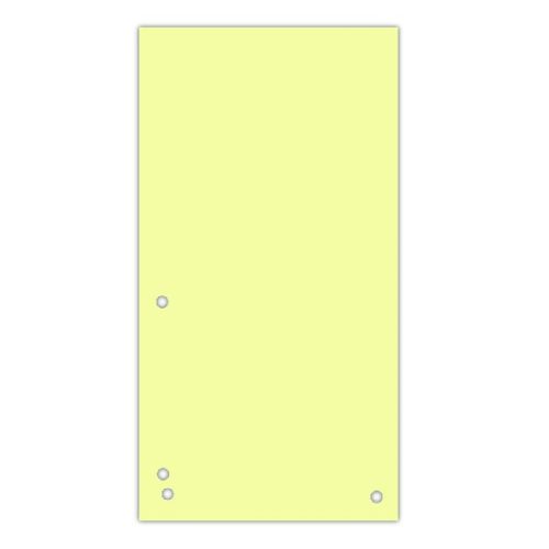 Elválasztócsík DONAU 105x235 mm karton sárga 100 darabos