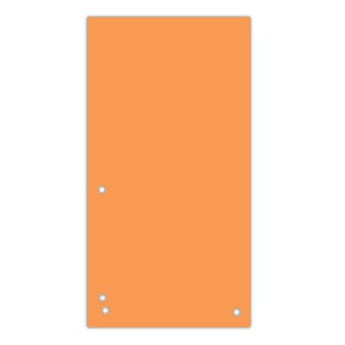Elválasztócsík DONAU 105x235 mm karton narancssárga 100 darabos