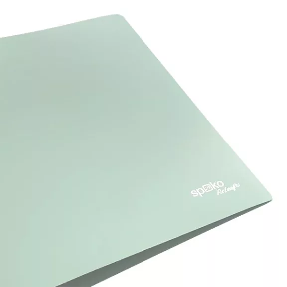 Gyűrűskönyv SPOKO ReLeaf PP A/4 35 mm 4 gyűrű SoftTouch menta zöld Gyűrűskönyv SPOKO ReLeaf PP A/4 35 mm 4 gyűrű SoftTouch menta zöld