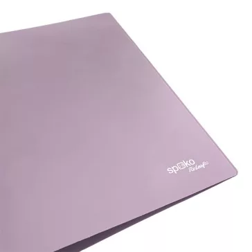   Gyűrűskönyv SPOKO ReLeaf PP A/4 35 mm 4 gyűrű SoftTouch lila