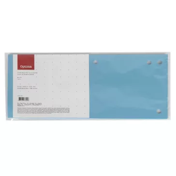 Elválasztócsík OPTIMA 105x240mm kék 10 darabos