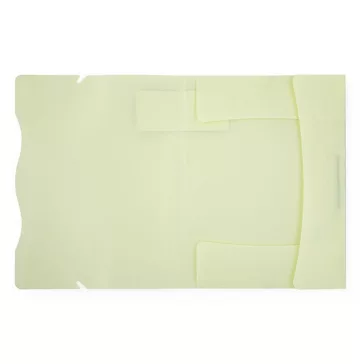 Gumis mappa PASTELINI PP A/4 sárga