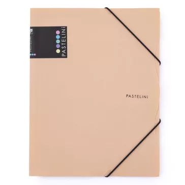 Gumis mappa PASTELINI PP A/4 barack