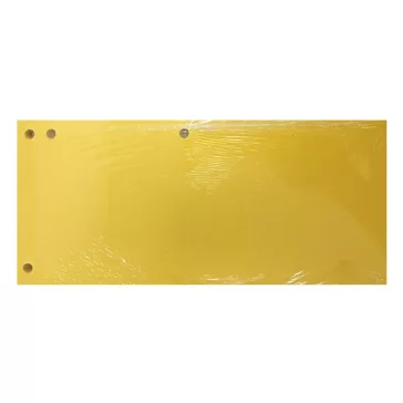 Elválasztócsík FORTUNA 105x235mm karton sárga 50 darabos