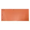 Elválasztócsík FORTUNA 105x235mm karton narancs 50 darabos