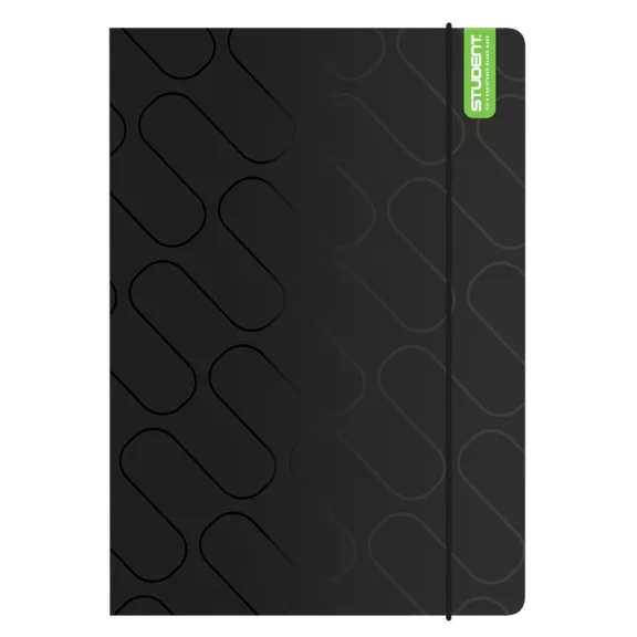 Gumis mappa ICO Student A/4 Black Prémium