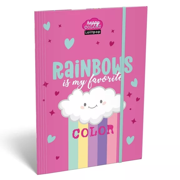 Gumis mappa LIZZYSULI A/4 Lollipop Rainbow Gumis mappa LIZZYSULI A/4 Lollipop Rainbow
