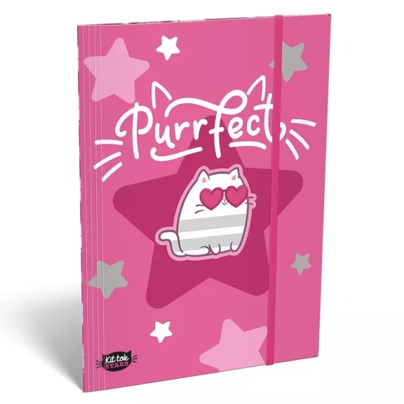 Gumis mappa LIZZYSULI A/5 Kittok Stars Purrfect Gumis mappa LIZZYSULI A/5 Kittok Stars Purrfect