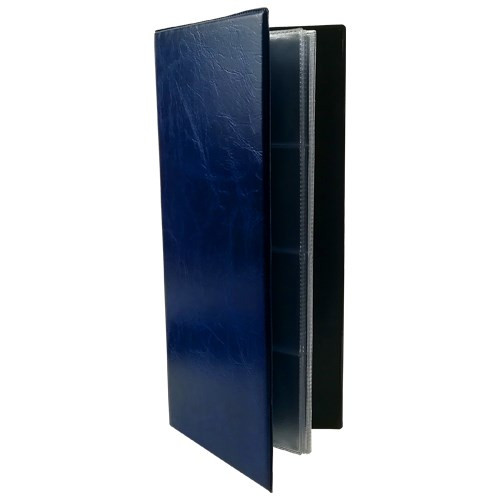 KARTON PP Névjegytartó Maxi pvc borítású karton 80 darabos kék