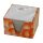 Kockatömb fehér FORTUNA 9x9x6 cm mintás tartóban
