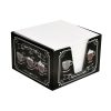 Kockatömb fehér FORTUNA 9x9x6 cm mintás tartóban