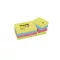 Öntapadós jegyzettömb 3M Post-it 38x51mm energikus színek 12x100 lapos