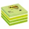 Öntapadós jegyzettömb 3M Post-it LP2028G 76x76mm aquarell zöld 450 lap