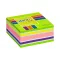 STICK N Öntapadós jegyzettömb STICK'N 76x76mm neon zöld mix 400 lap