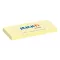 STICK N Öntapadós jegyzettömb STICK'N 38x51mm pasztell sárga 3x100 lap