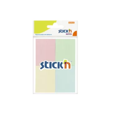   STICK N Öntapadós jegyzettömb STICK'N 38x51mm pasztell mix 4x50 lap