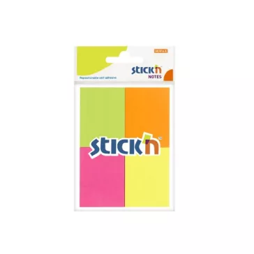   STICK N Öntapadós jegyzettömb STICK'N 38x51mm neon mix 4x50 lap