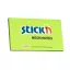 STICK N Öntapadós jegyzettömb STICK'N 76x127mm neon zöld 100 lap