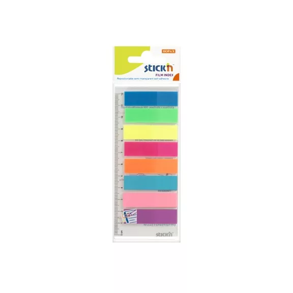 STICK N Öntapadó oldaljelölő STICK'N 45x12mm műanyag neon mix 8x25 lap STICK N Öntapadó oldaljelölő STICK'N 45x12mm műanyag neon mix 8x25 lap
