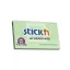 STICK N Öntapadós jegyzettömb STICK'N 76x127mm 360°-ban tapadó zöld 100 lap