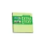 STICK N Öntapadós jegyzettömb STICK'N extra erős 76x76mm újrahasznosított pasztell zöld 90 lap