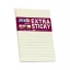 STICK N Öntapadós jegyzettömb STICK'N 150x101mm extra erős vonalazott pasztell sárga 90 lap