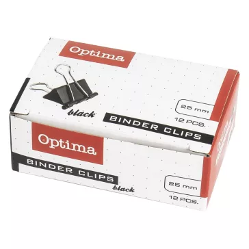 Binder csipesz OPTIMA 25 mm 12 darabos