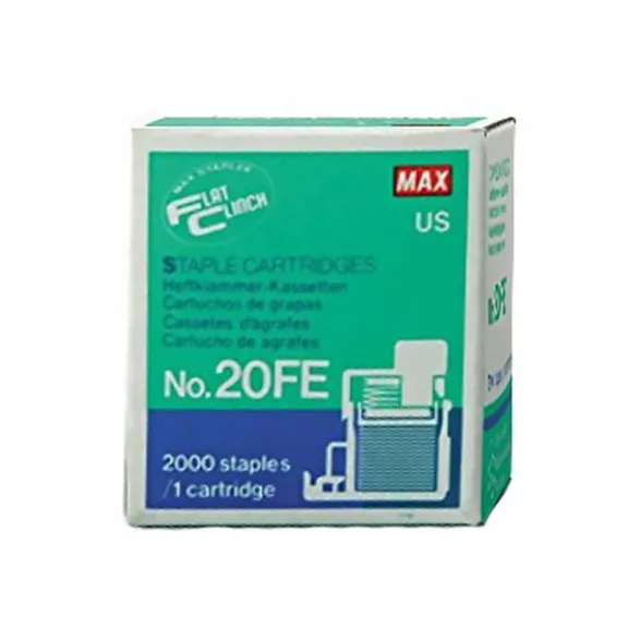 Tűzőkapocs patron MAX No.20FE elektromos 2000 darabos Tűzőkapocs patron MAX No.20FE elektromos 2000 darabos