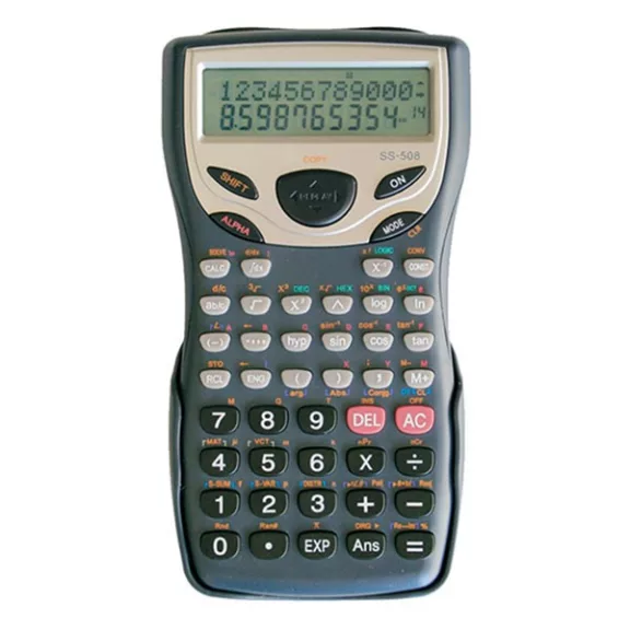 Számológép tudományos OPTIMA SS-508 401 funkciós 2 soros 12 digit Számológép tudományos OPTIMA SS-508 401 funkciós 2 soros 12 digit