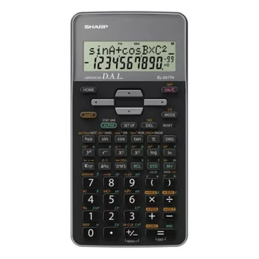   Számológép tudományos SHARP EL-531TGGY 273 funkciós 2 soros 12 digit szürke